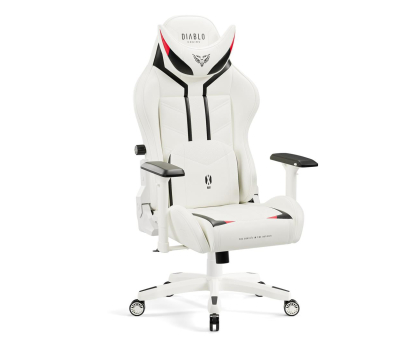 Fotel gamingowy DIABLO Chairs X-RAY Normal Size biało-czarny